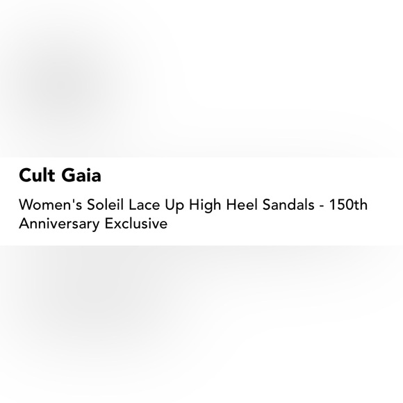 Cult Gaia Gold Sandal Size 6 Cleopatra - Picture 2 of 6